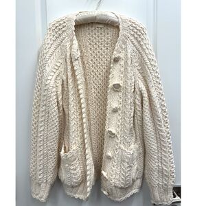 Doen Cream Knit Cardigan